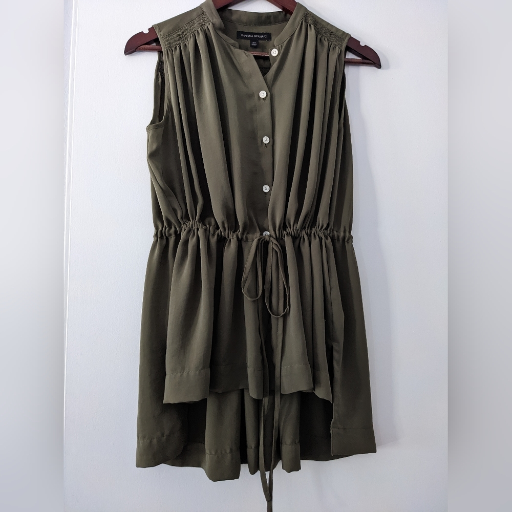 Banana Republic Green Blouse